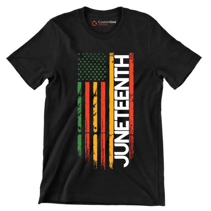 Juneteenth - Martin Luther King T-Shirt-Black-S-Custom One Express