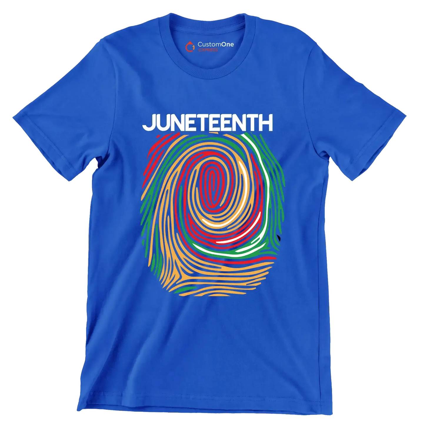 Juneteenth - Martin Luther King T-Shirt-Blue-S-Custom One Express