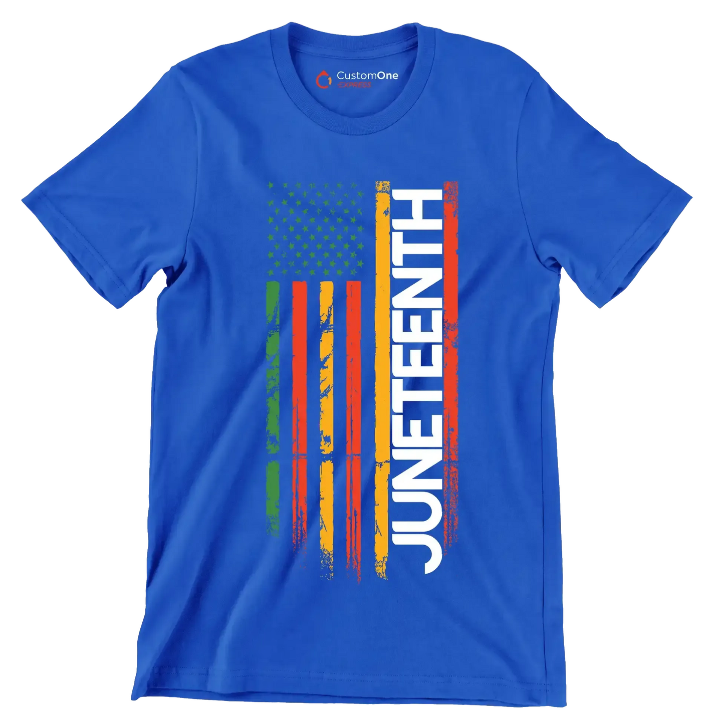 Juneteenth - Martin Luther King T-Shirt-Blue-S-Custom One Express