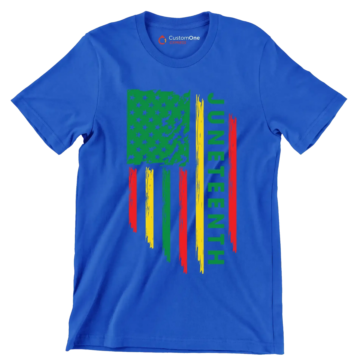 Juneteenth - Martin Luther King T-Shirt-Blue-S-Custom One Express