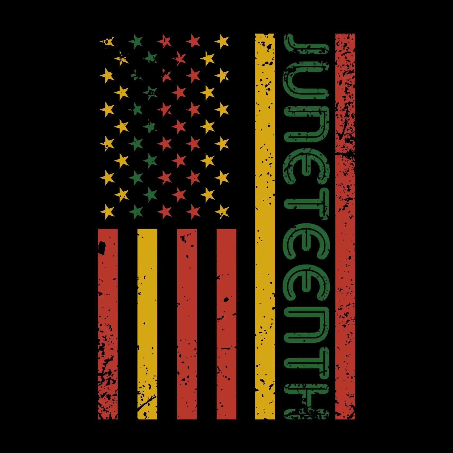 Juneteenth - Martin Luther King T-Shirt-Black-S-Custom One Express