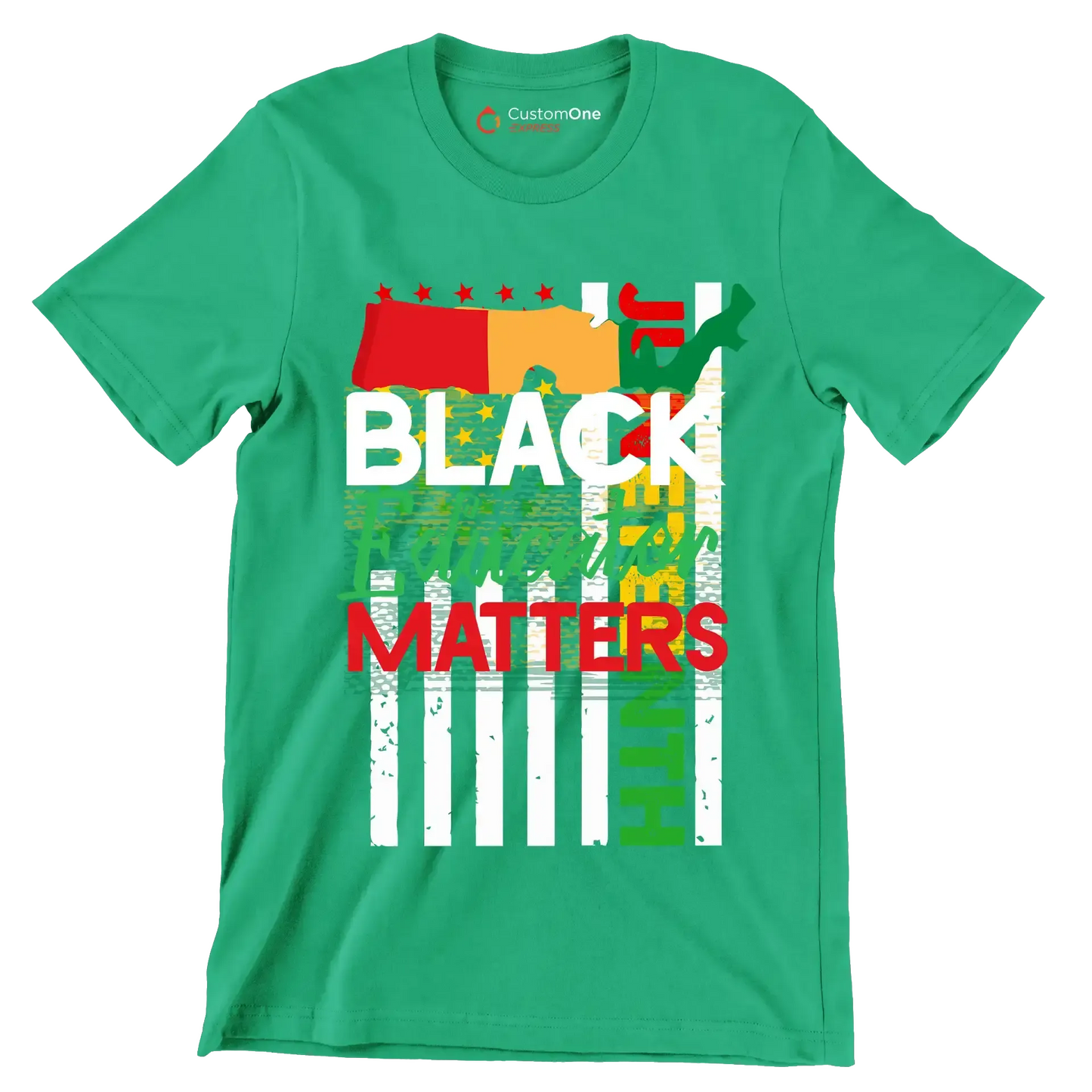 Juneteenth - Martin Luther King T-Shirt-Green-S-Custom One Express