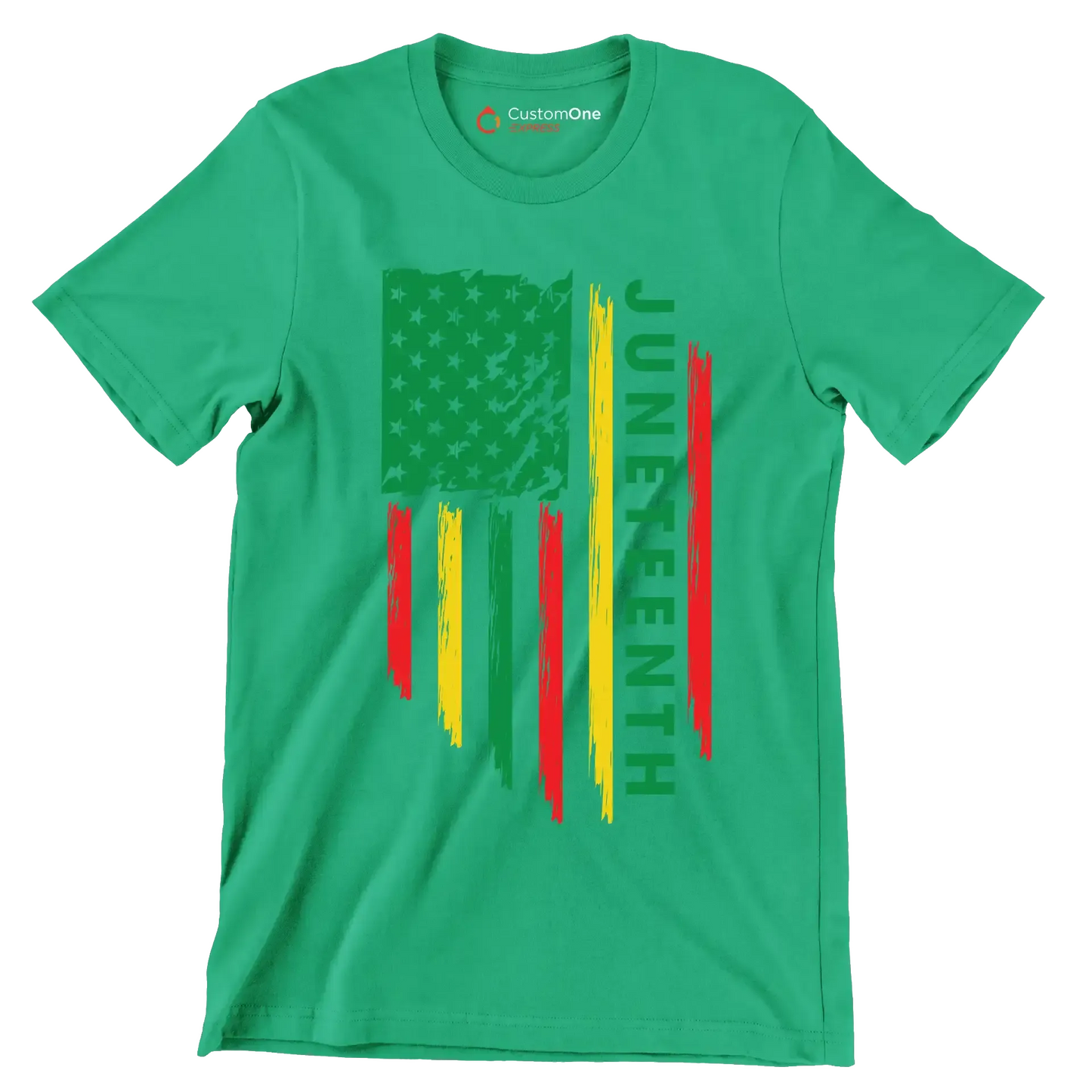 Juneteenth - Martin Luther King T-Shirt-Green-S-Custom One Express