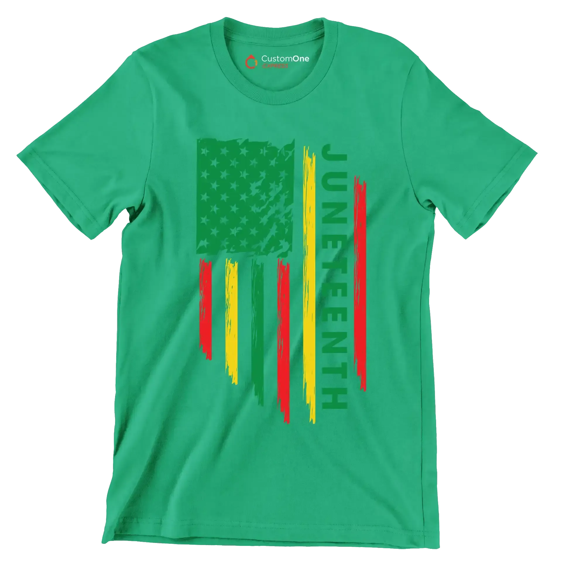 Juneteenth - Martin Luther King T-Shirt-Green-S-Custom One Express
