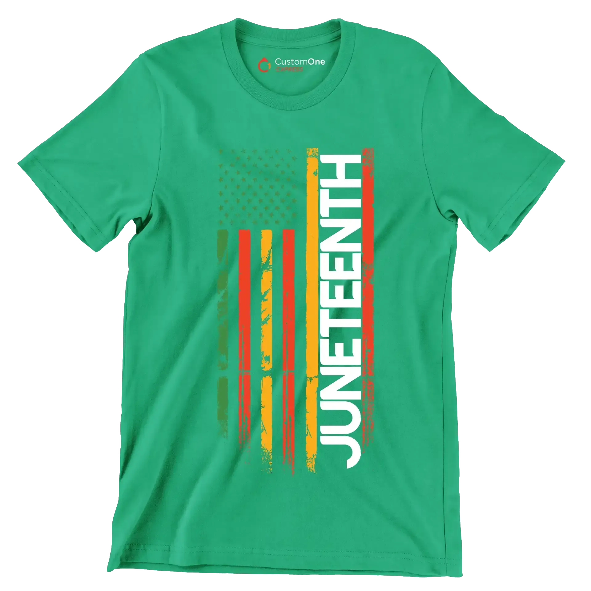 Juneteenth - Martin Luther King T-Shirt-Green-S-Custom One Express
