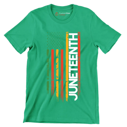 Juneteenth - Martin Luther King T-Shirt-Green-S-Custom One Express