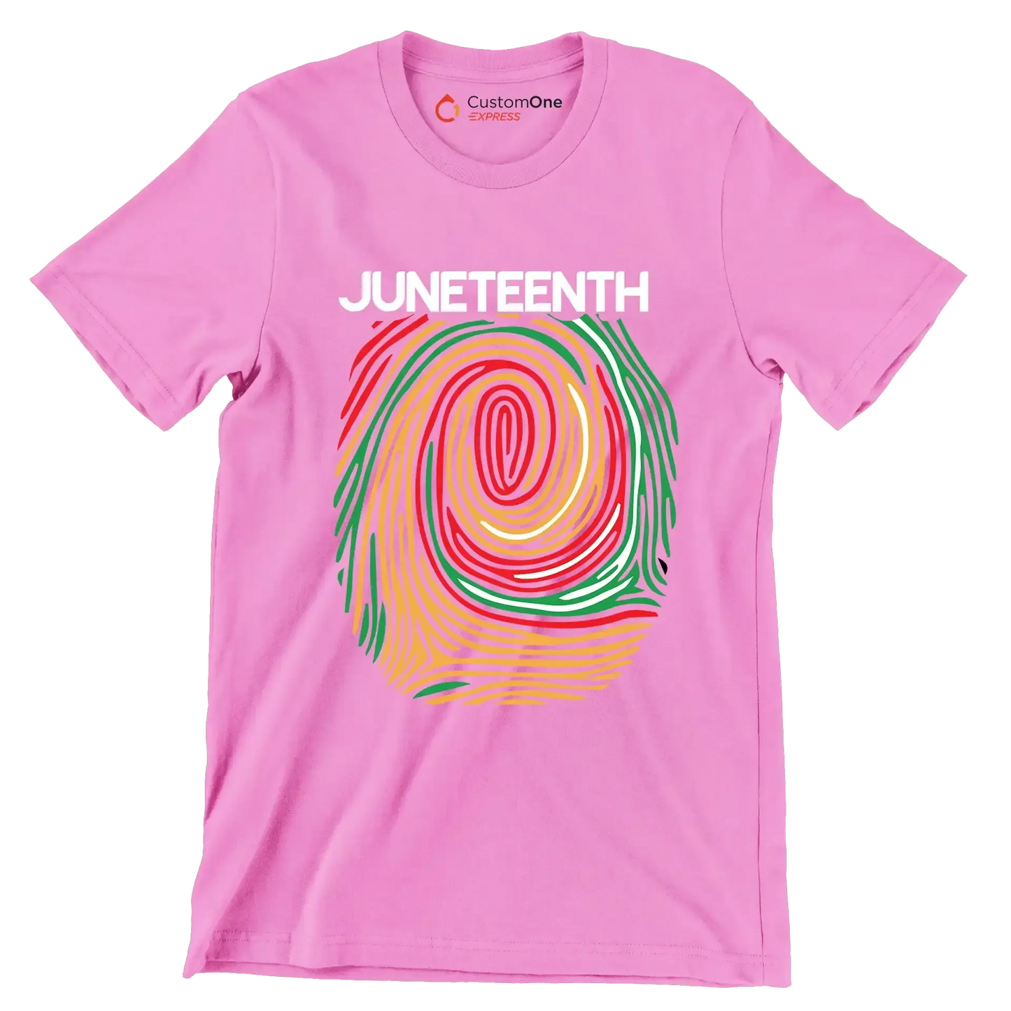 Juneteenth - Martin Luther King T-Shirt-Pink-S-Custom One Express