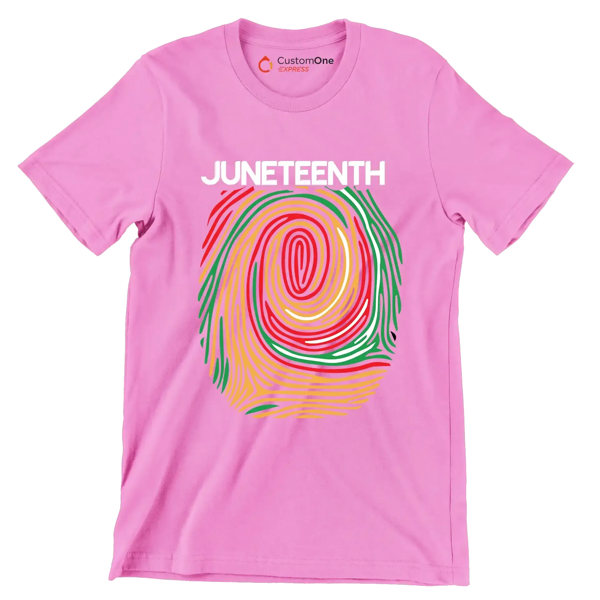 Juneteenth - Martin Luther King T-Shirt-Pink-S-Custom One Express