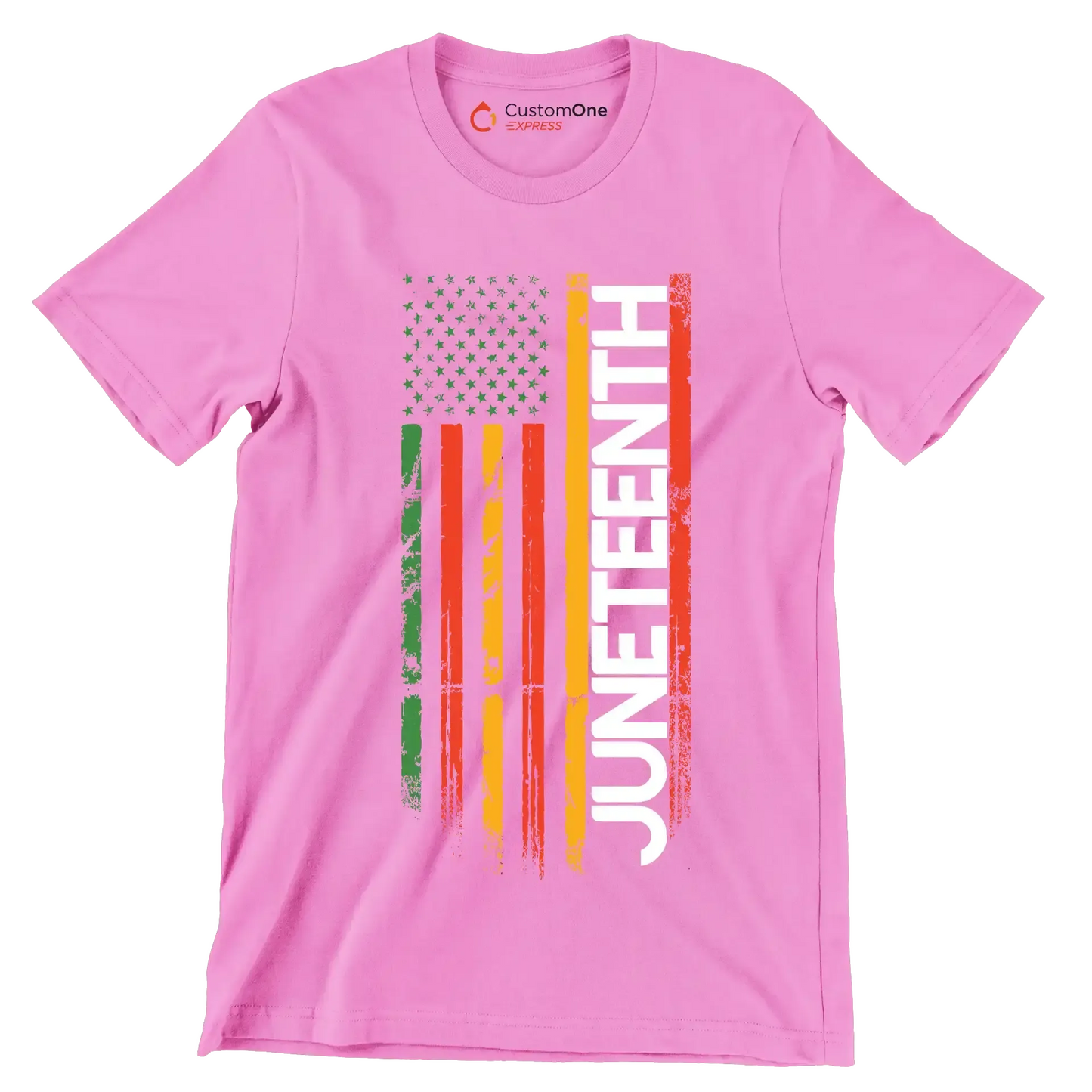Juneteenth - Martin Luther King T-Shirt-Pink-S-Custom One Express