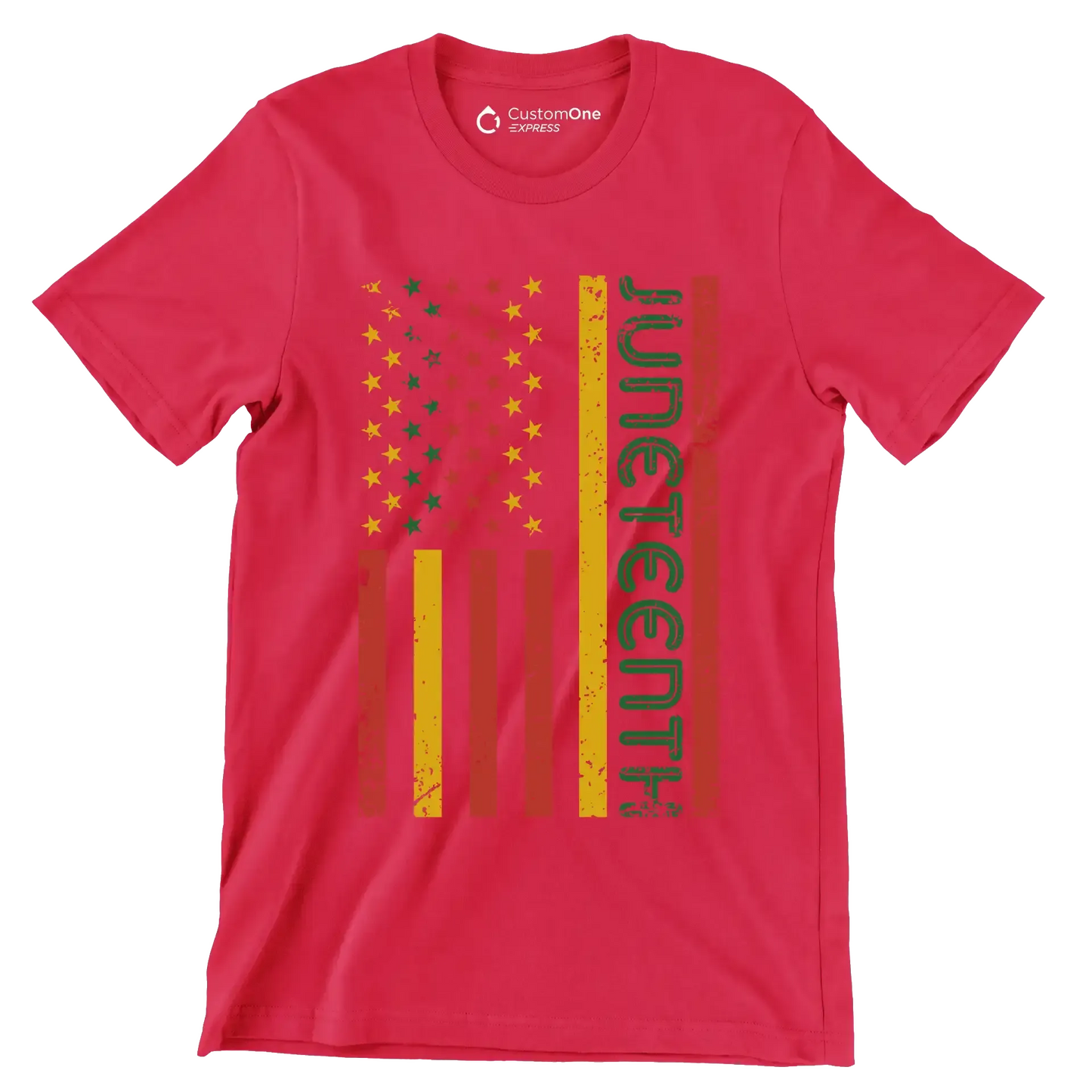Juneteenth - Martin Luther King T-Shirt-Red-S-Custom One Express