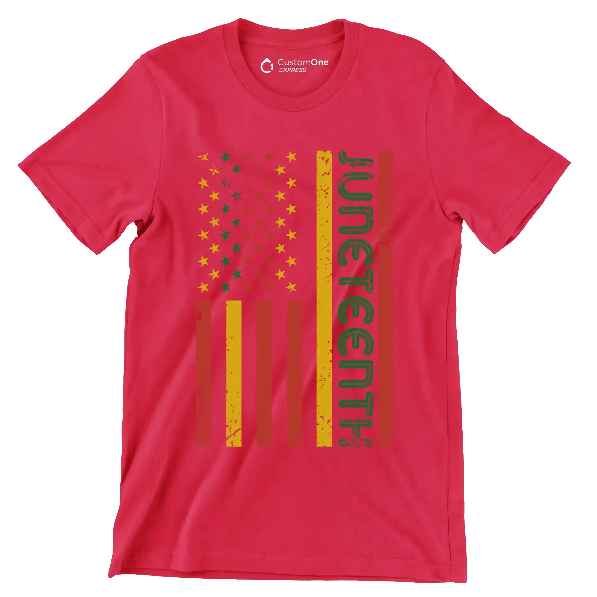 Juneteenth - Martin Luther King T-Shirt-Red-S-Custom One Express