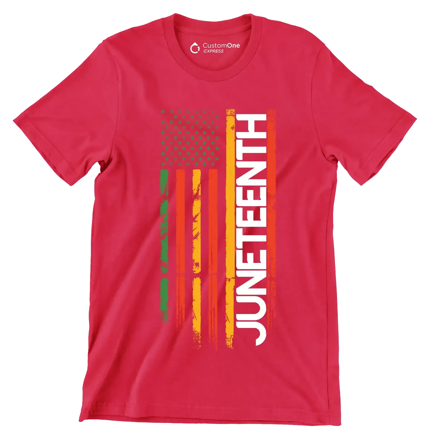 Juneteenth - Martin Luther King T-Shirt-Red-S-Custom One Express