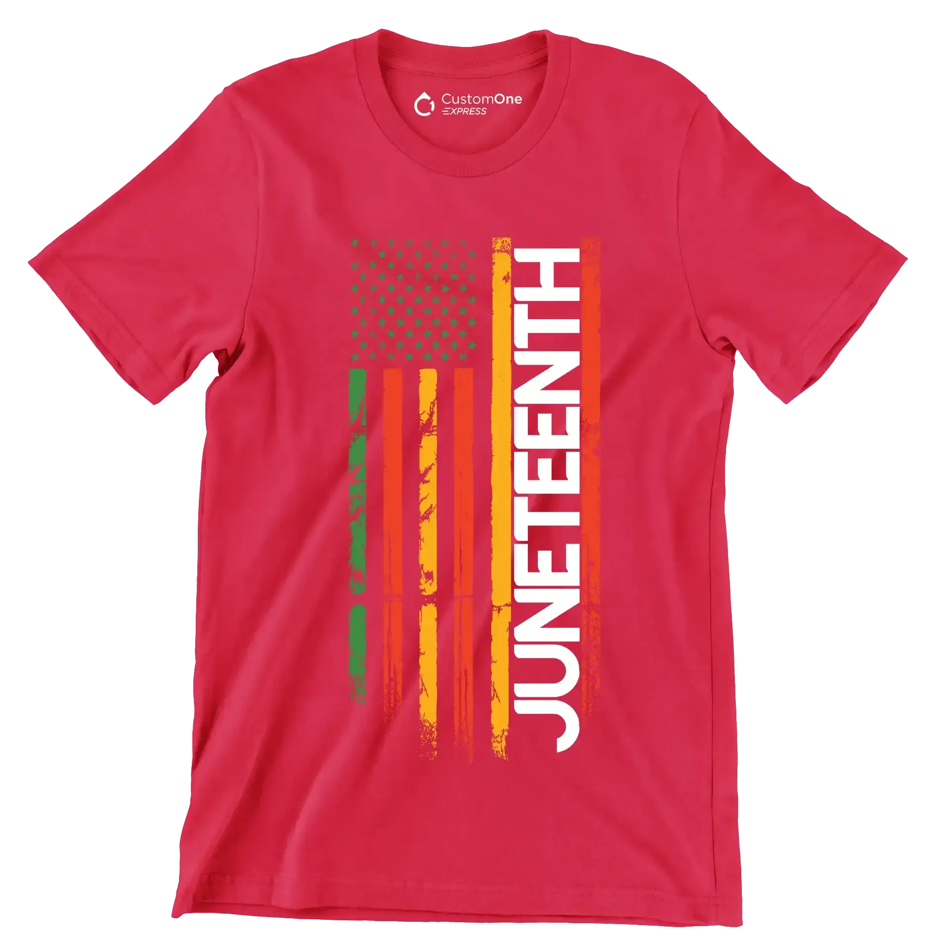 Juneteenth - Martin Luther King T-Shirt-Red-S-Custom One Express