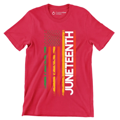 Juneteenth - Martin Luther King T-Shirt-Red-S-Custom One Express