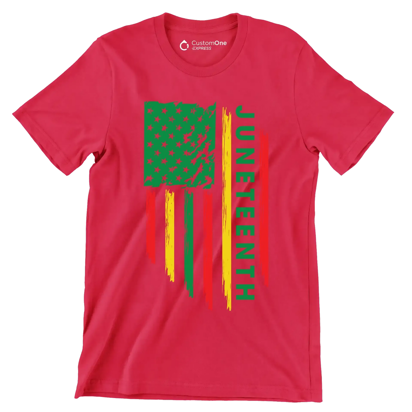 Juneteenth - Martin Luther King T-Shirt-Red-S-Custom One Express