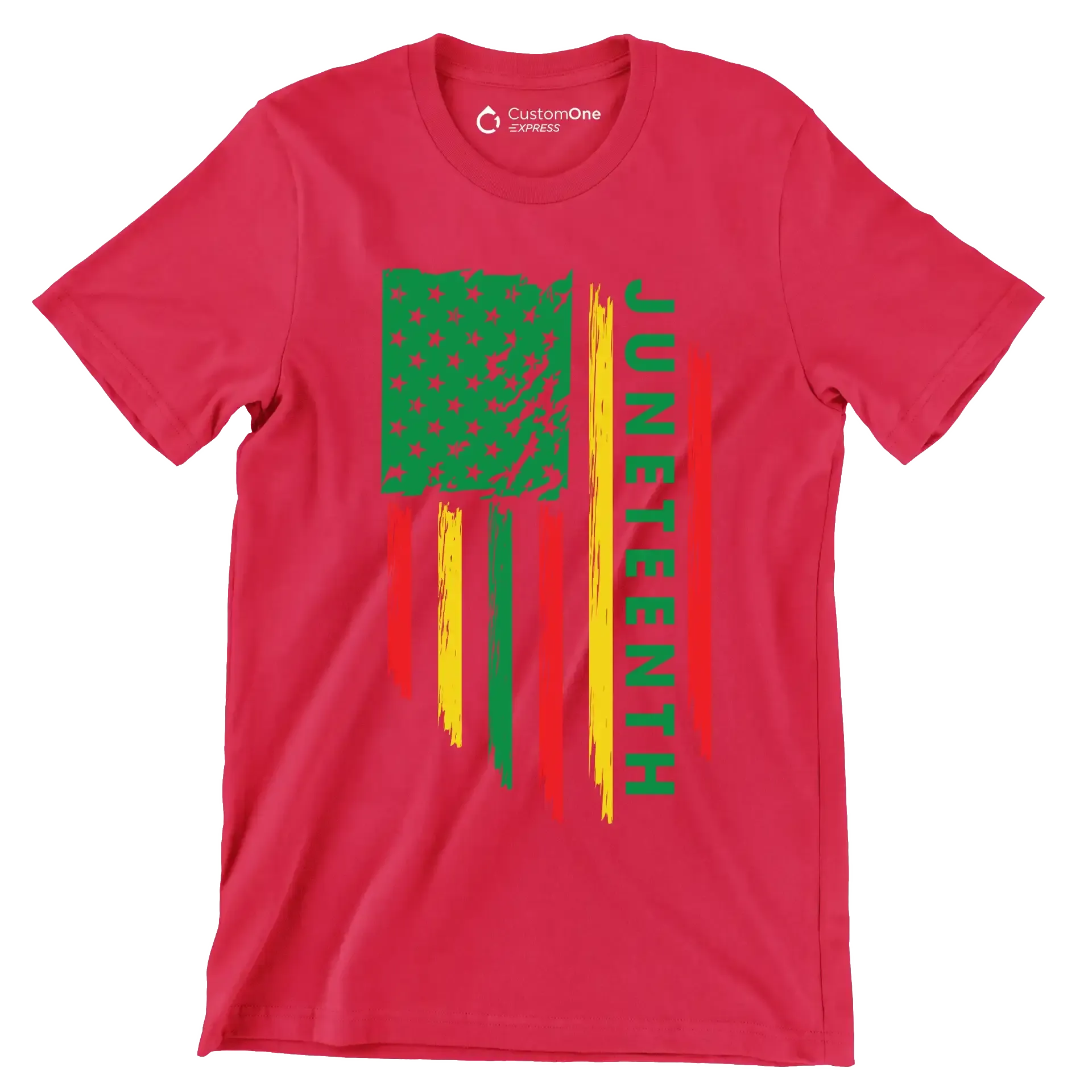 Juneteenth - Martin Luther King T-Shirt-Red-S-Custom One Express
