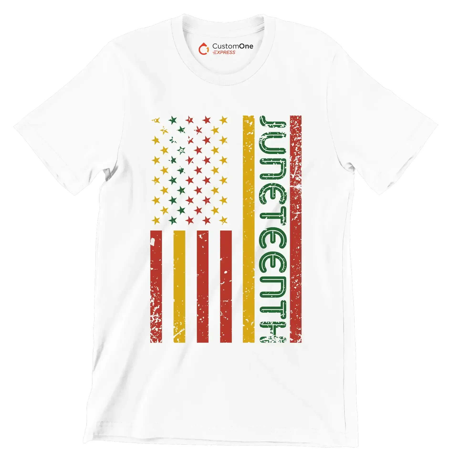Juneteenth - Martin Luther King T-Shirt-White-S-Custom One Express