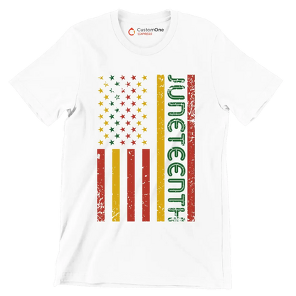Juneteenth - Martin Luther King T-Shirt-White-S-Custom One Express