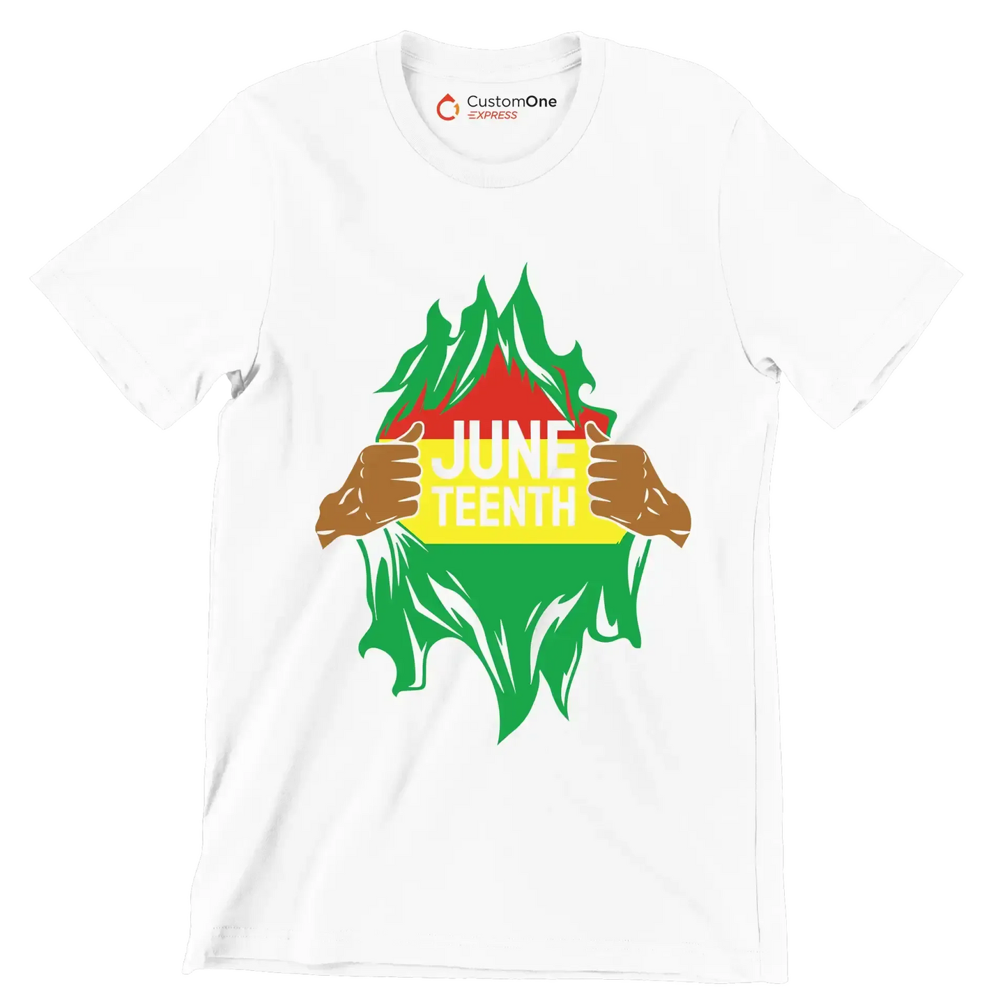 Juneteenth - Martin Luther King T-Shirt-White-S-Custom One Express