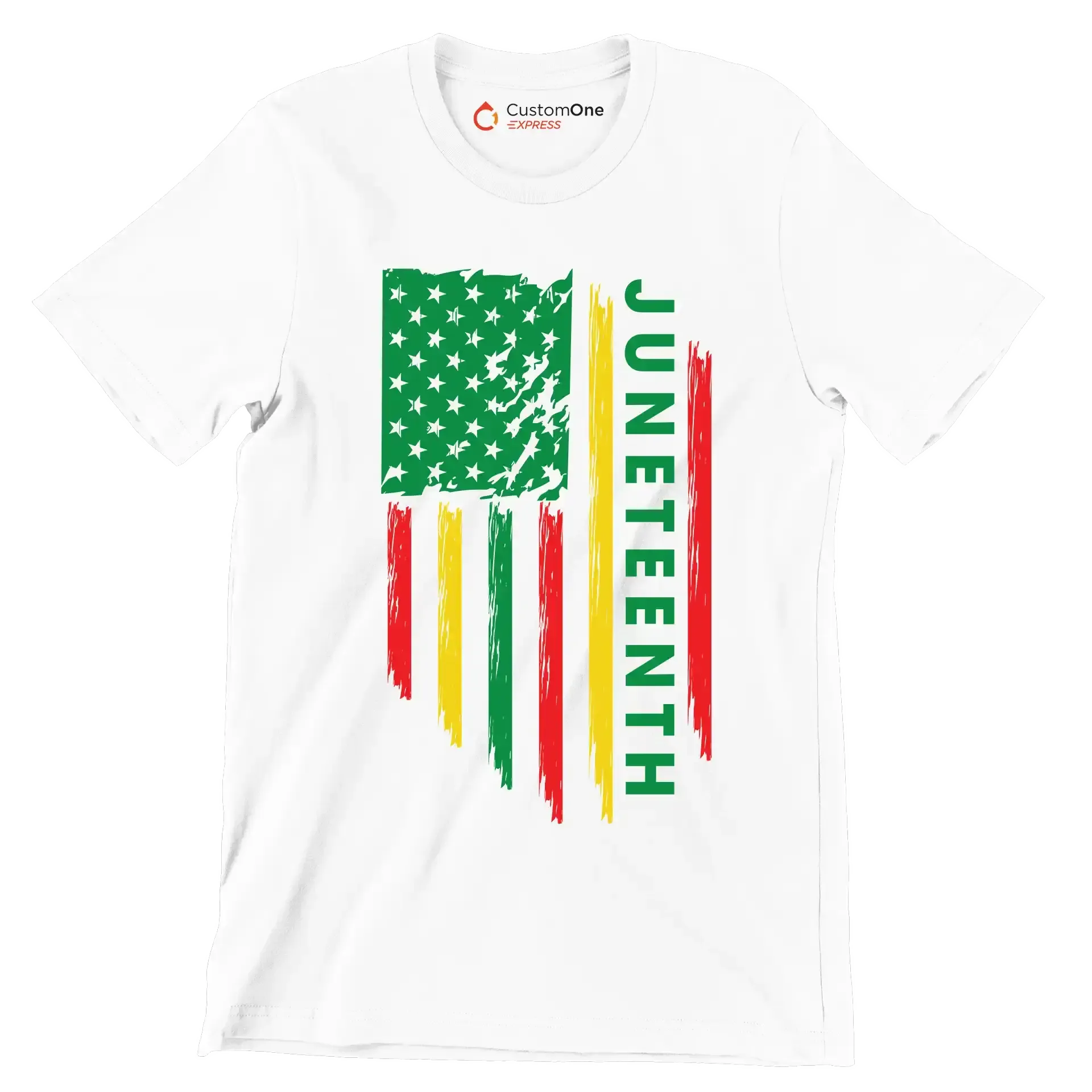 Juneteenth - Martin Luther King T-Shirt-White-S-Custom One Express