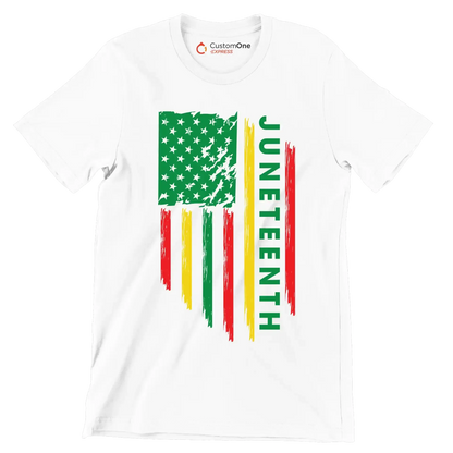 Juneteenth - Martin Luther King T-Shirt-White-S-Custom One Express