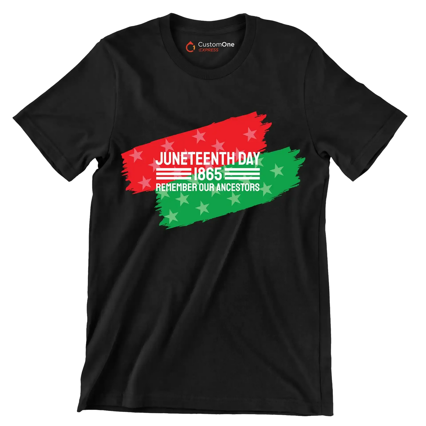 Juneteenth day 1865 remember our ancestors - Martin Luther King T-Shirt-Black-S-Custom One Express
