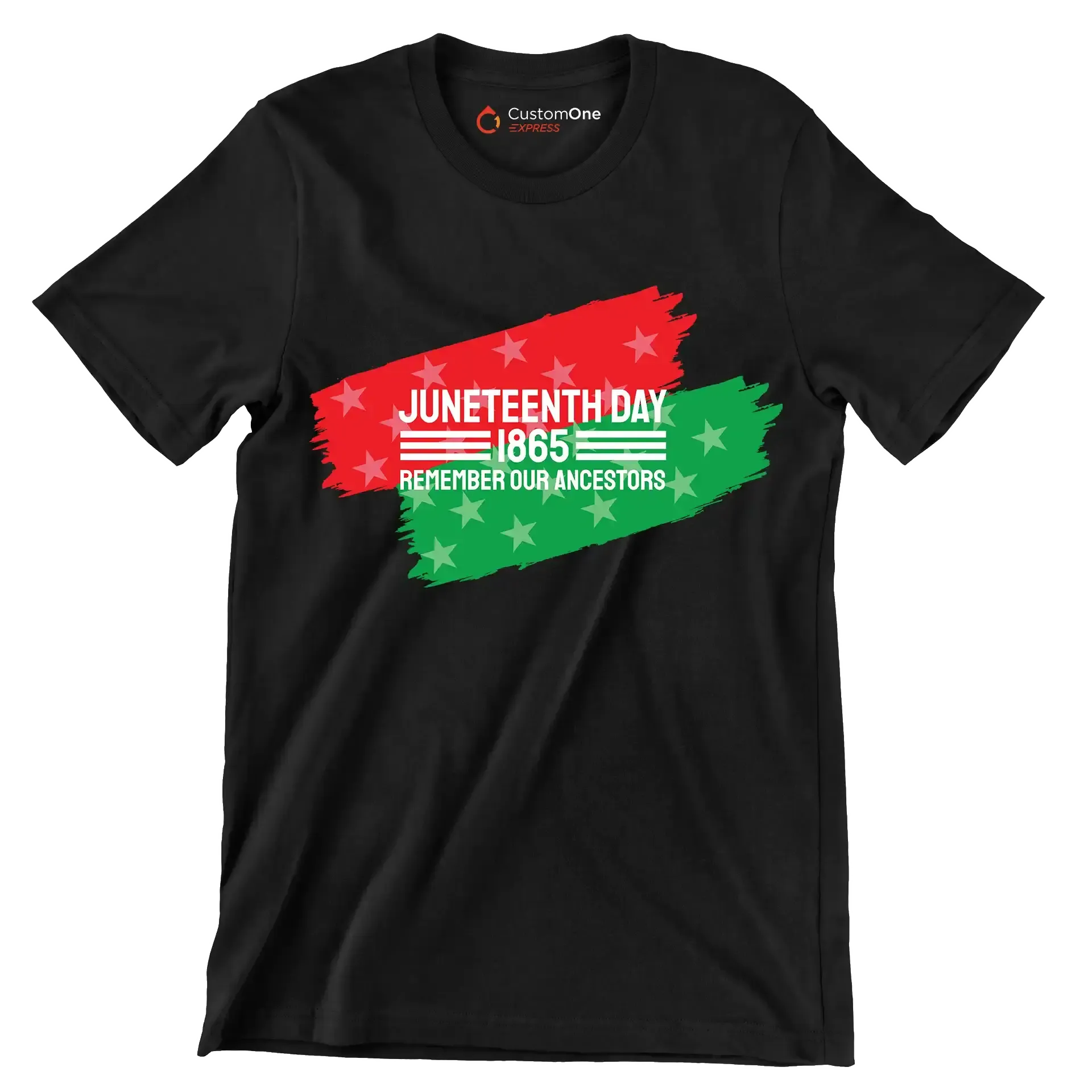 Juneteenth day 1865 remember our ancestors - Martin Luther King T-Shirt-Black-S-Custom One Express