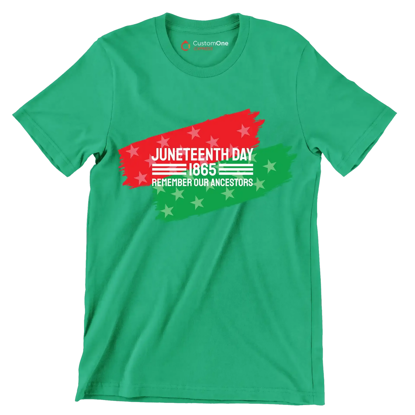Juneteenth day 1865 remember our ancestors - Martin Luther King T-Shirt-Green-S-Custom One Express