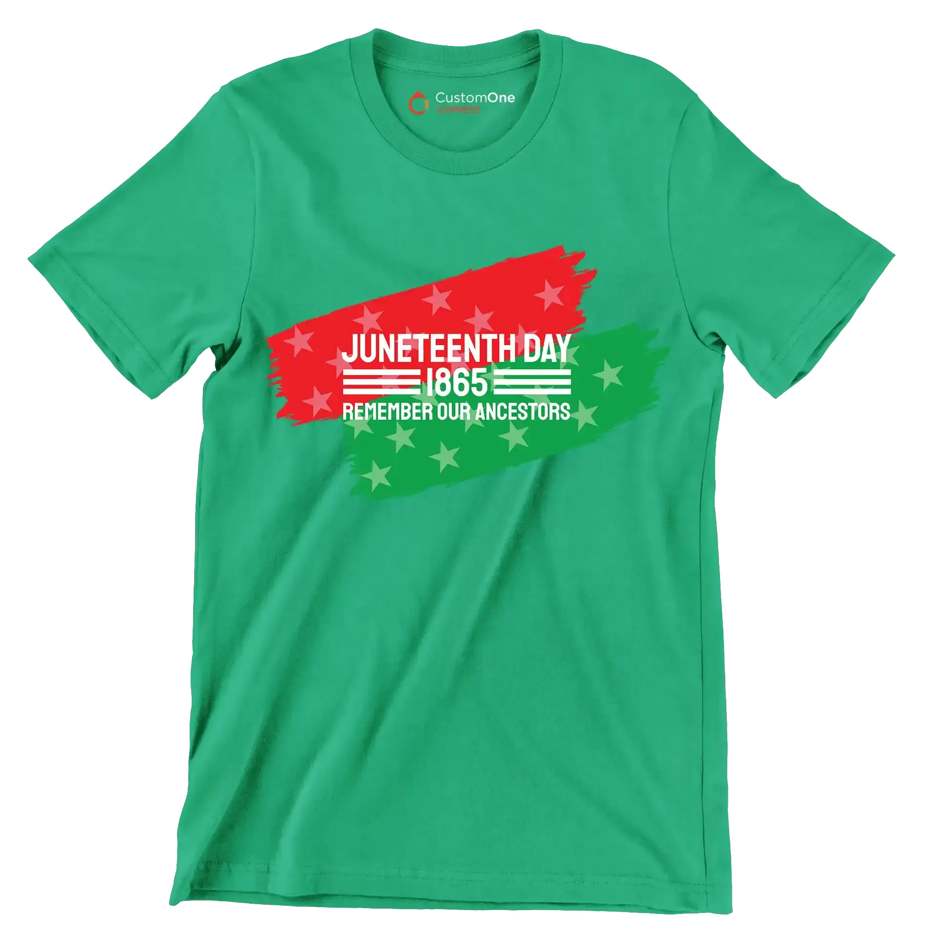 Juneteenth day 1865 remember our ancestors - Martin Luther King T-Shirt-Green-S-Custom One Express