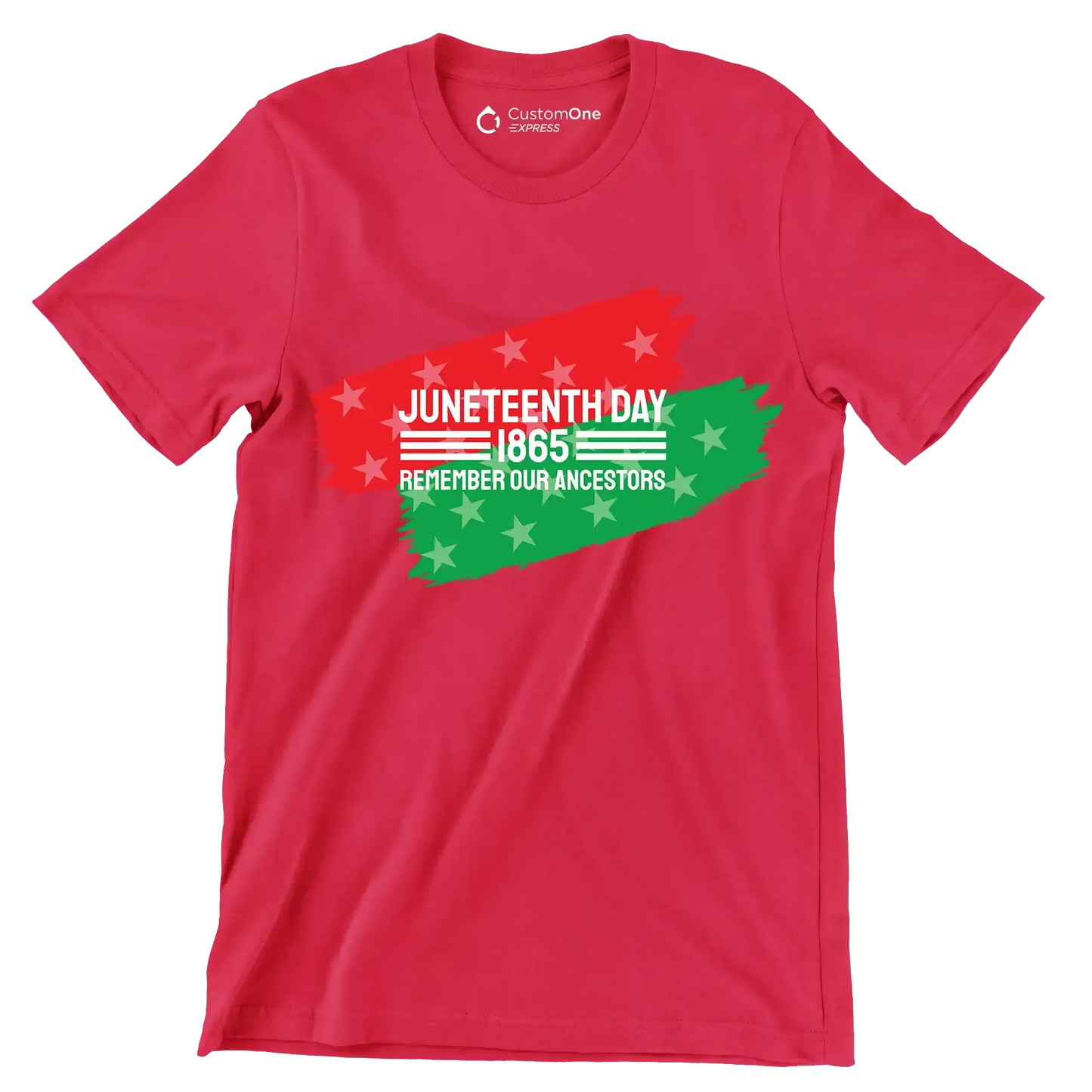 Juneteenth day 1865 remember our ancestors - Martin Luther King T-Shirt-Red-S-Custom One Express