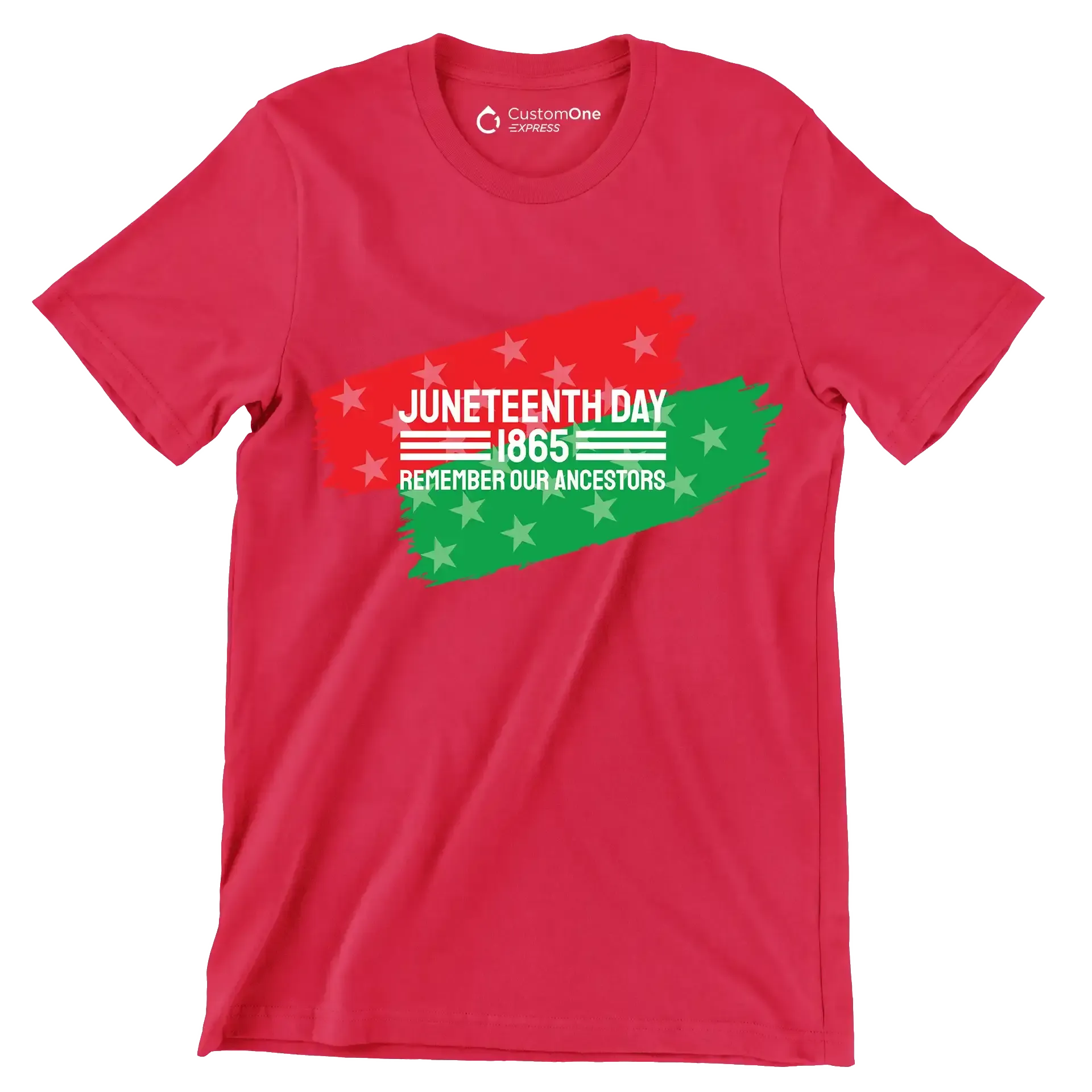 Juneteenth day 1865 remember our ancestors - Martin Luther King T-Shirt-Red-S-Custom One Express