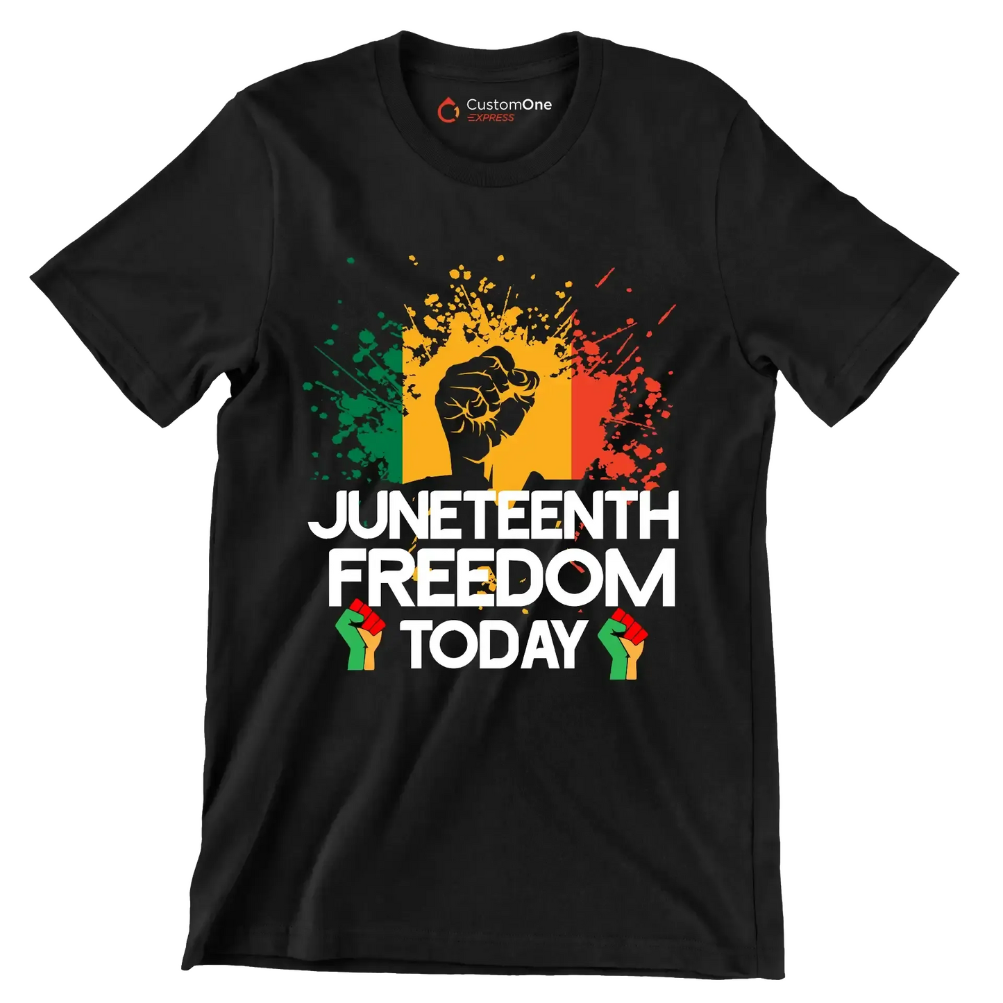 Juneteenth freedom today - Martin Luther King T-Shirt-Black-S-Custom One Express