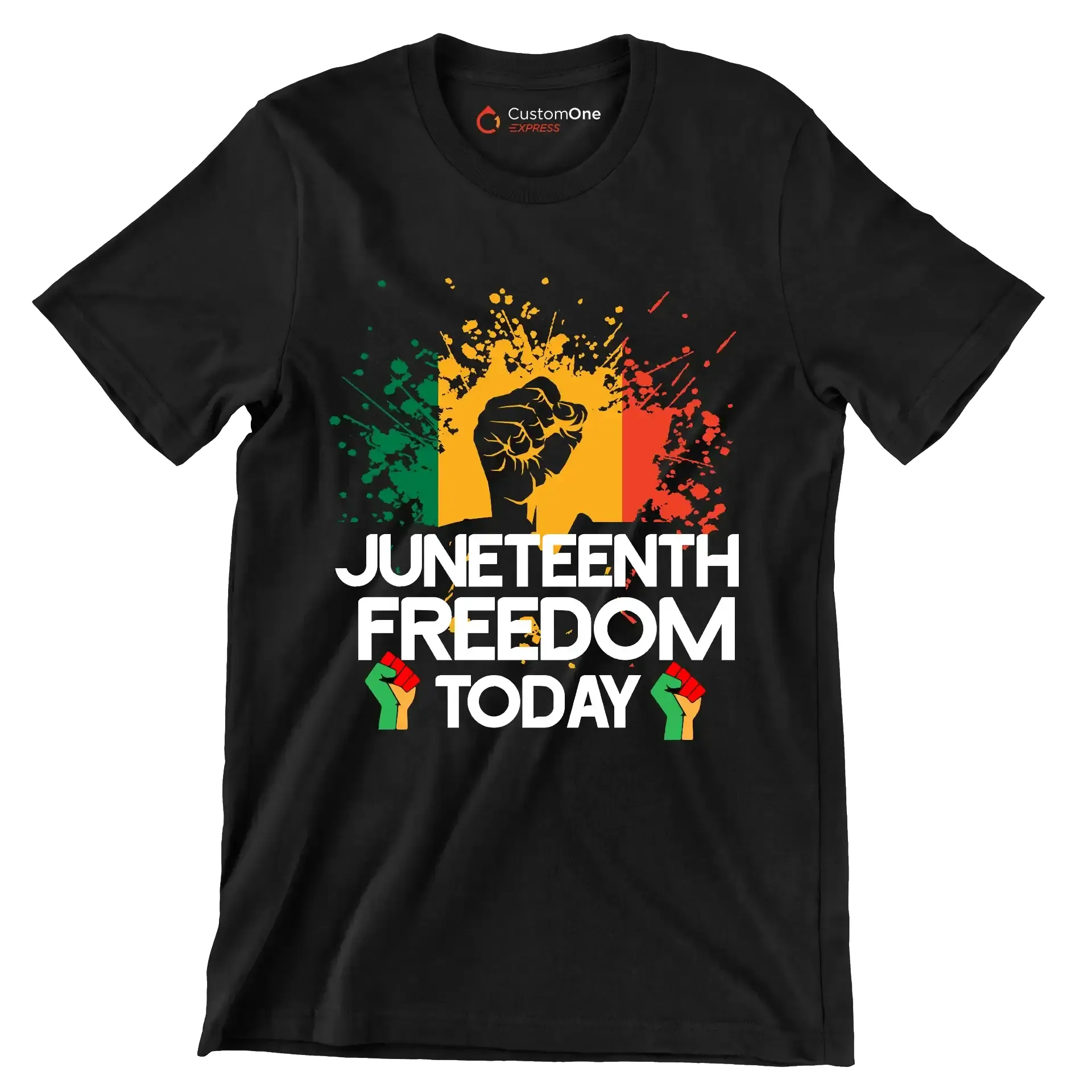 Juneteenth freedom today - Martin Luther King T-Shirt-Black-S-Custom One Express