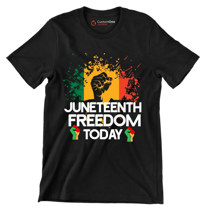 Juneteenth freedom today - Martin Luther King T-Shirt-Black-S-Custom One Express
