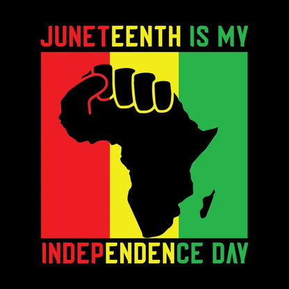 Juneteenth is my independence day - Martin Luther King T-Shirt-Black-S-Custom One Express