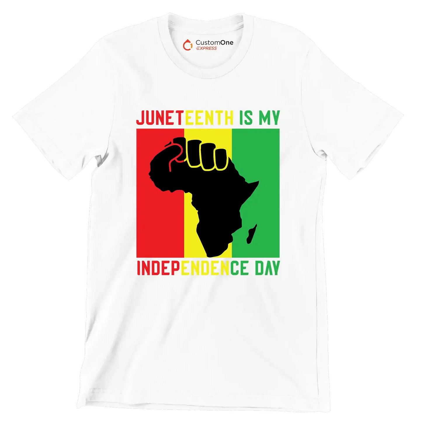 Juneteenth is my independence day - Martin Luther King T-Shirt-White-S-Custom One Express