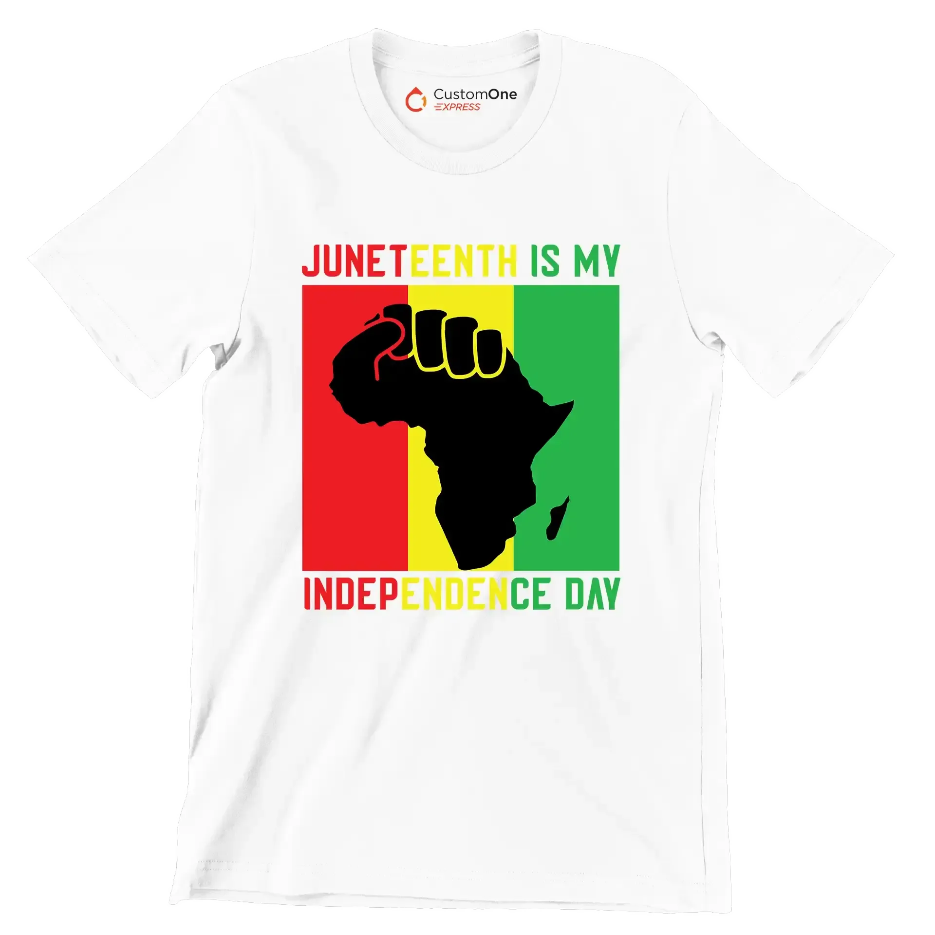 Juneteenth is my independence day - Martin Luther King T-Shirt-White-S-Custom One Express