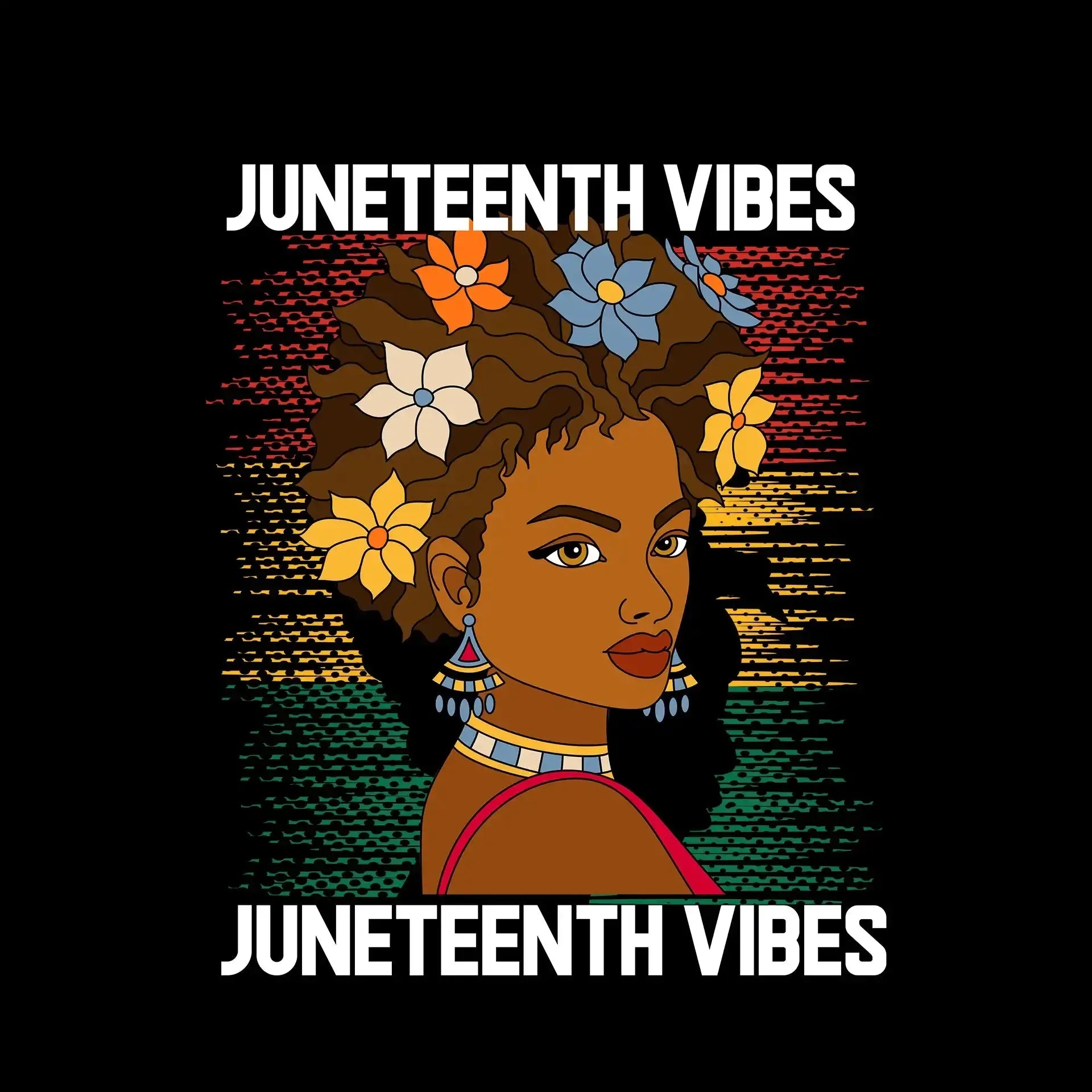 Juneteenth vibes juneteenth vibes - Martin Luther King T-Shirt-Black-S-Custom One Express