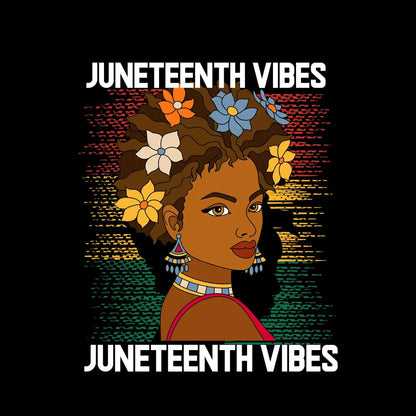 Juneteenth vibes juneteenth vibes - Martin Luther King T-Shirt-Black-S-Custom One Express