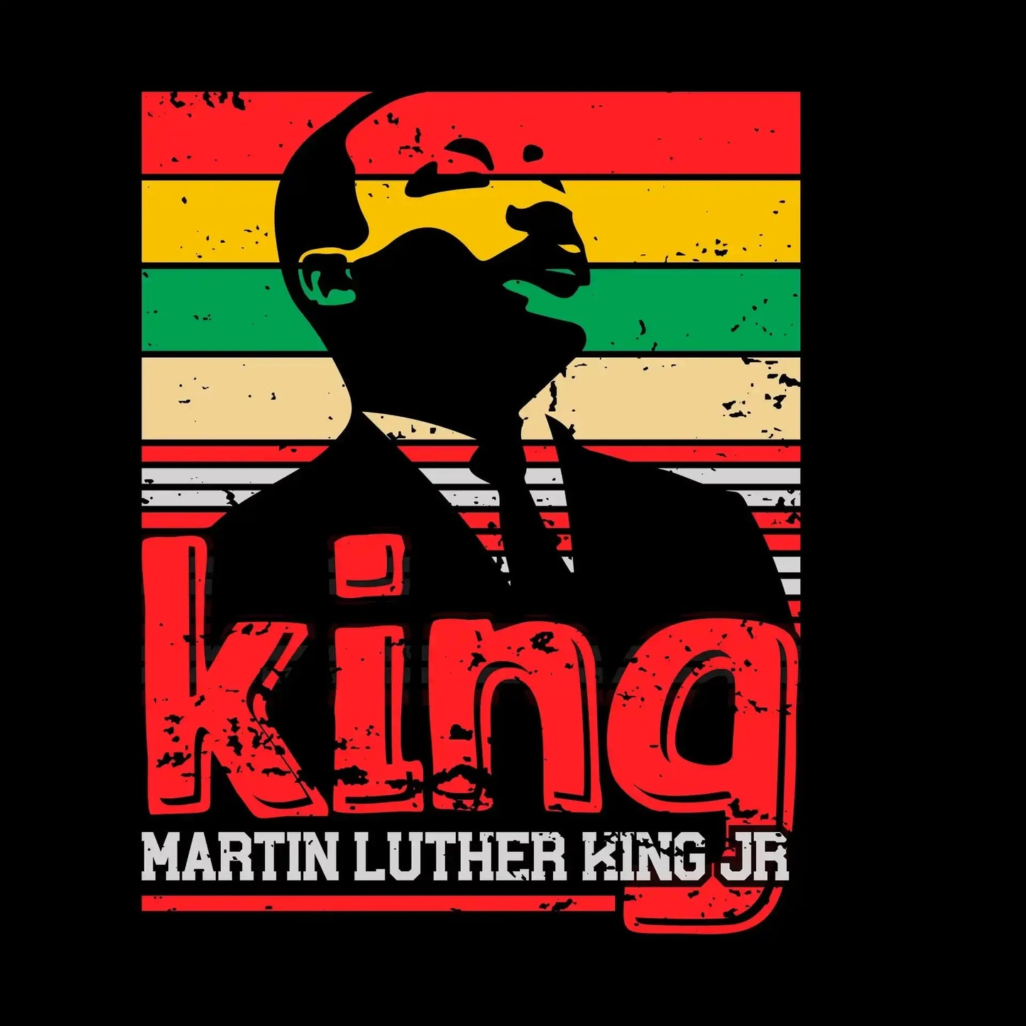 King martin luther king jr - Martin Luther King T-Shirt-Black-S-Custom One Express