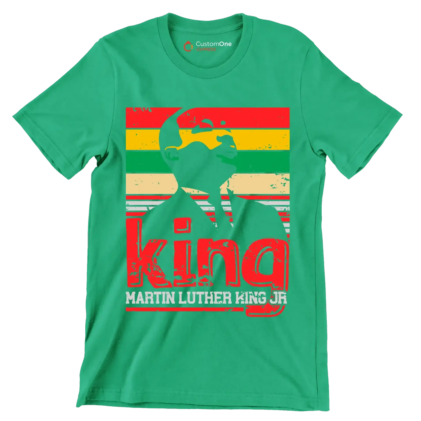King martin luther king jr - Martin Luther King T-Shirt-Green-S-Custom One Express