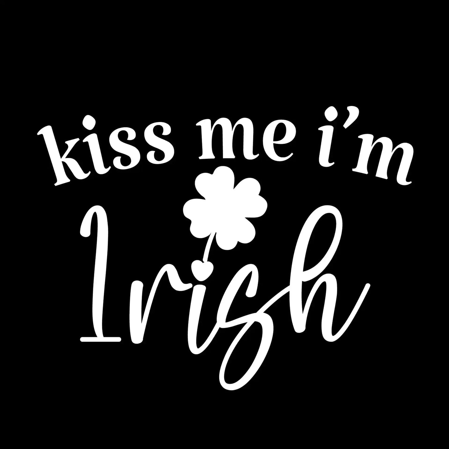 Kiss Me I'M Irish - St. Patrick's Day T-Shirt-Black-S-Custom One Express