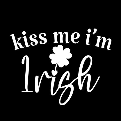 Kiss Me I'M Irish - St. Patrick's Day T-Shirt-Black-S-Custom One Express