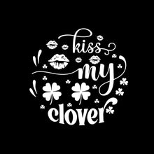 Kiss My Clover - St. Patrick's Day T-Shirt-Black-S-Custom One Express