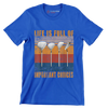 LIFE IS FULL OF IMPORTANT CHOICES - Golf Themed T-Shirt-Blue-S-Custom One Express