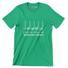 LIFE IS FULL OF IMPORTANT CHOICES - Golf Themed T-Shirt-Green-S-Custom One Express