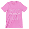 LIFE IS FULL OF IMPORTANT CHOICES - Golf Themed T-Shirt-Pink-S-Custom One Express