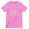 LIFE IS FULL OF IMPORTANT CHOICES - Golf Themed T-Shirt-Pink-S-Custom One Express