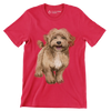 Labradoodle - Dog Themed T-Shirt-Red-S-Custom One Express