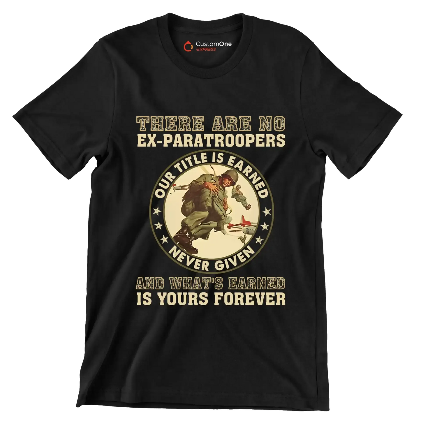 Let me know if you have any other requests - Veterans Themed T-Shirt-Black-S-Custom One Express